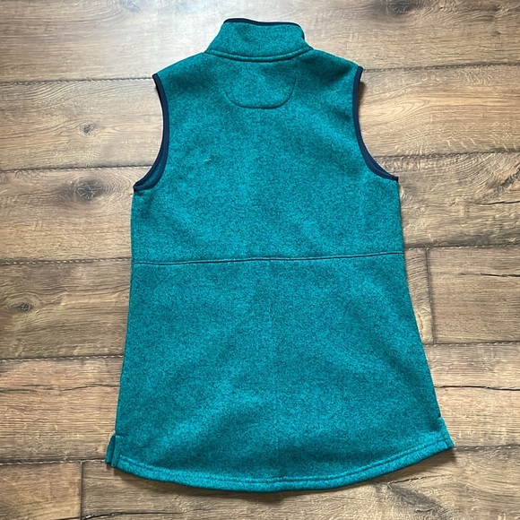 NWOT Women's L.L.Bean Sweater Fleece Long Vest - Picture 5 of 9